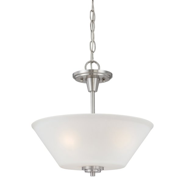 Elk Home Pittman 15'' Wide 2-Light Pendant, Brushed Nickel 190043217